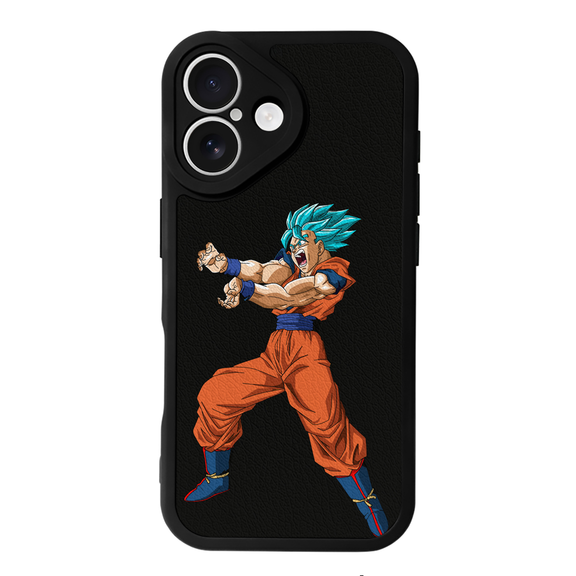 （画像用） ドラゴンボール 孫悟空（そん ごくう）Son Goku カカロット DRAGON BALL Kakarotto 【iPhone 16シリーズ対応】シリコンスマホケース（レザー調） 材質：シリコン